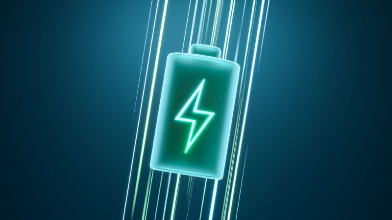 Abstrakte Illustration einer Batterie