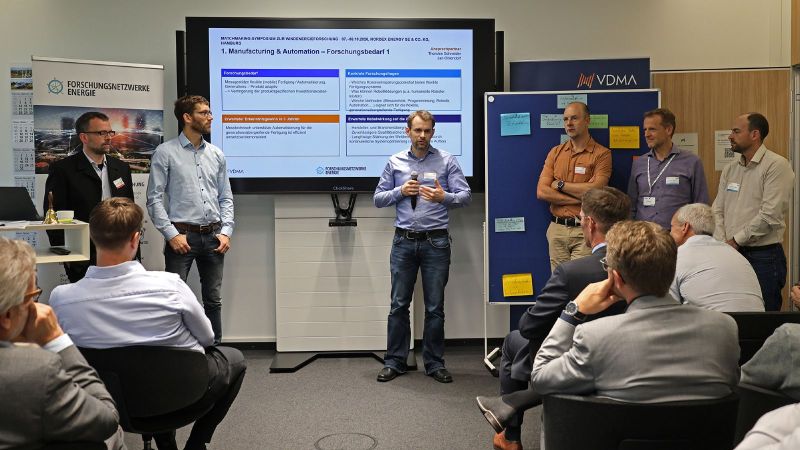 Die Teilnehmenden präsentierten ihre Ergebnisse aus den Ideenworkshops.