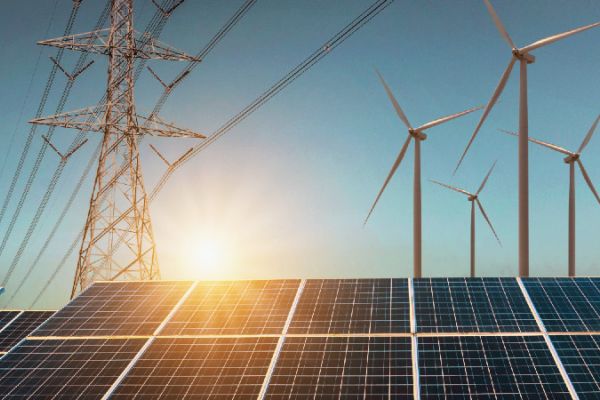 Photovoltaikanlagen und Windenergieanlagen mit Stromnetzen Photovoltaikanlagen und Windenergieanlagen mit Stromnetzen