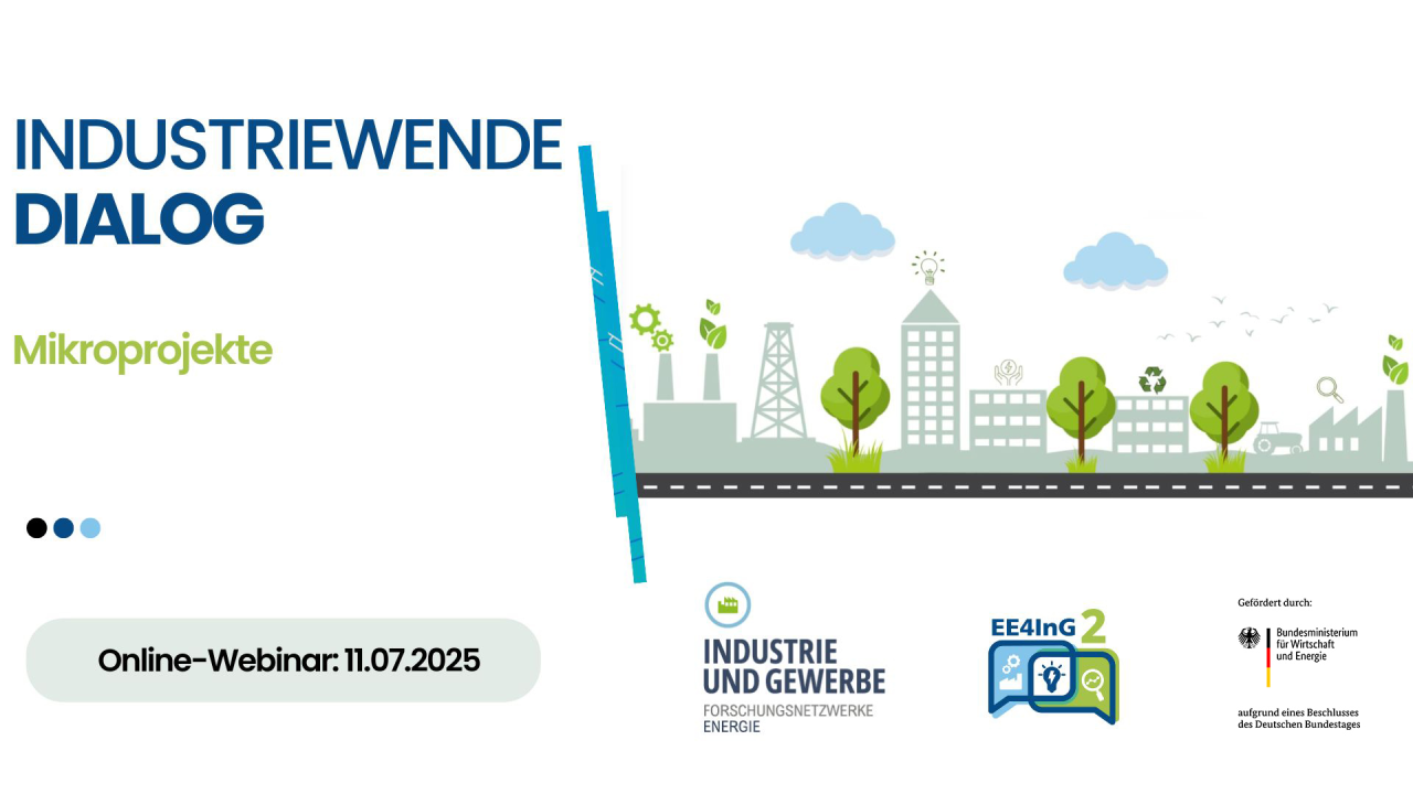 © IREES GmbH Industriewende-Dialog - Thema des Webinar-Termins am 11.07.2025: