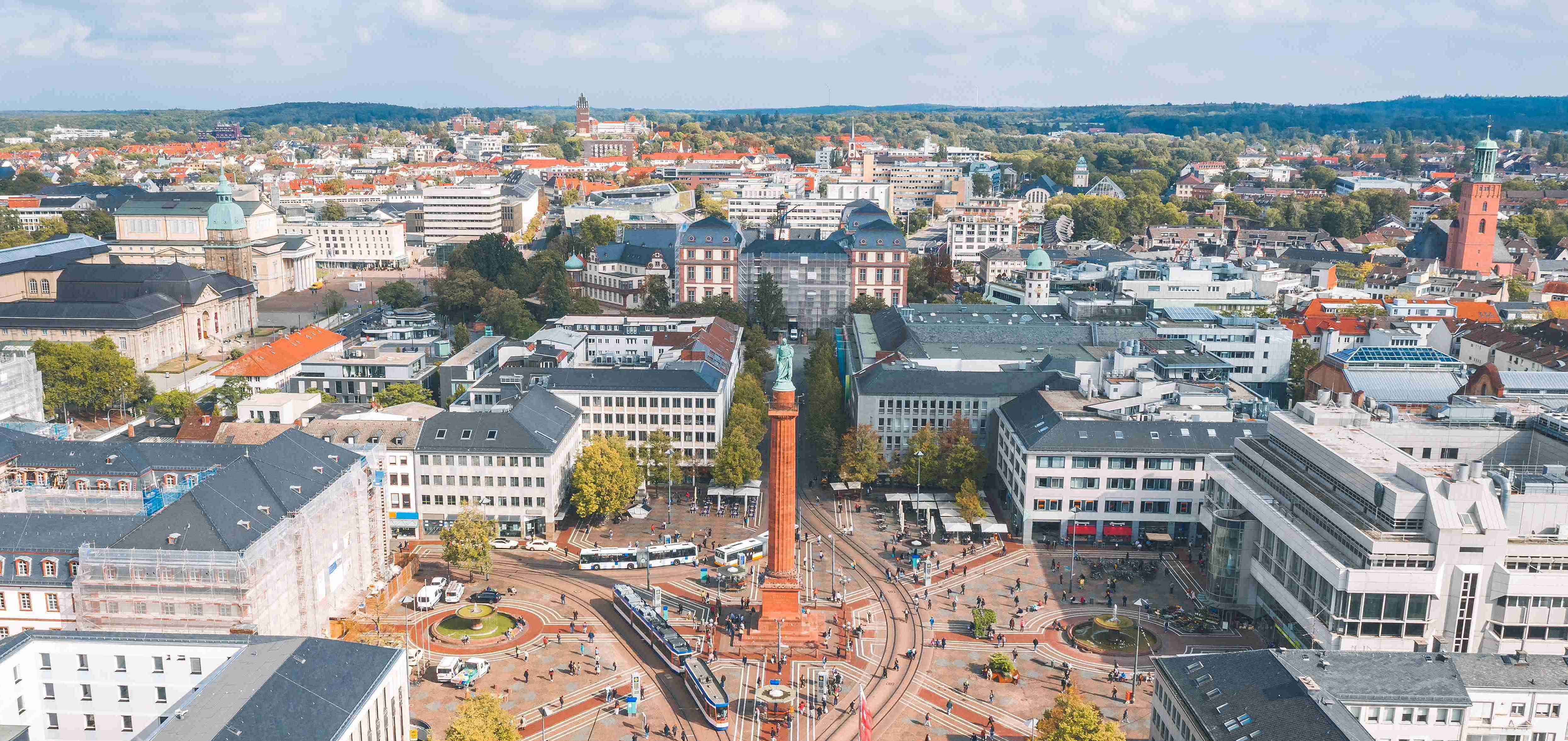 Luftaufnahme Darmstadt