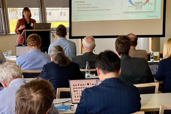 Dr. Katharina Morawietz shares research insights from Fraunhofer IPM, IEG and ISE.